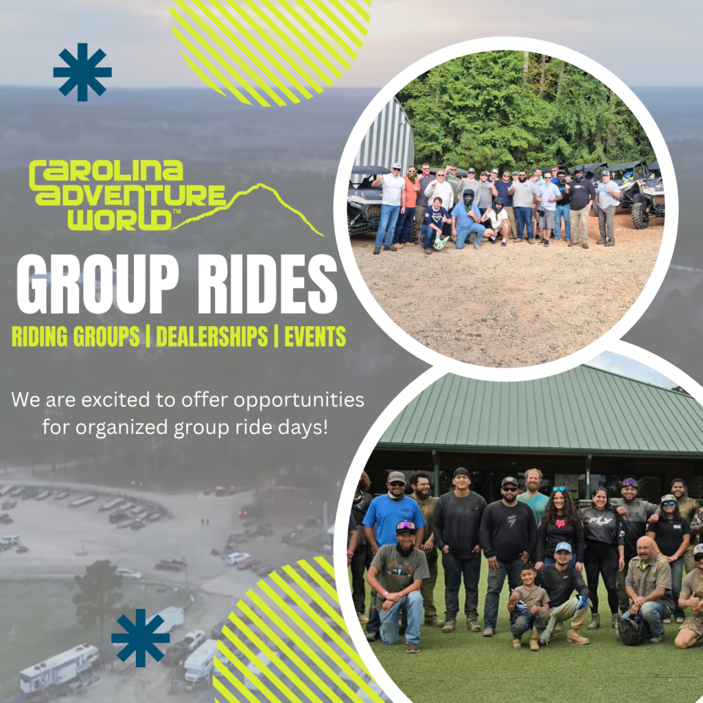 Carolina Adventure World Group Rides